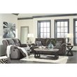 Bowery Hill Modern / Contemporary Reclining Sofa in Gray Finish