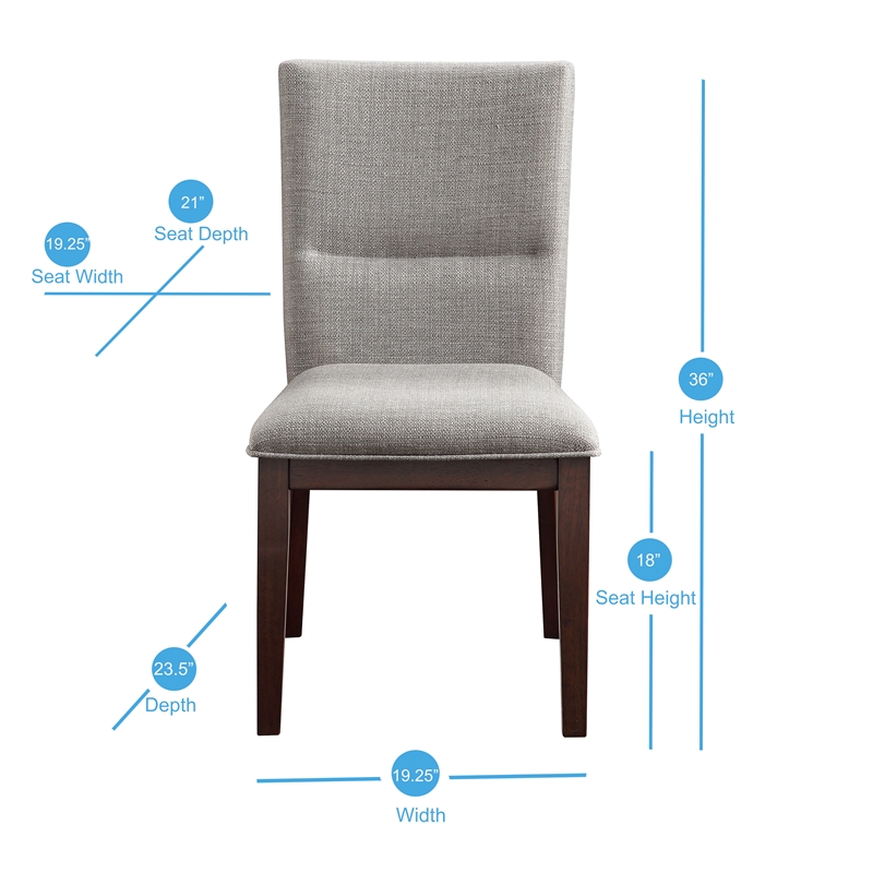 Bowery Hill Modern / Contemporary Beige Upholstered Side Chair