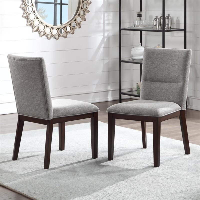 Bowery Hill Modern / Contemporary Beige Upholstered Side Chair