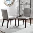Bowery Hill Modern / Contemporary Beige Upholstered Side Chair