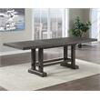 Bowery Hill Mango Dusky Cedar Brown Dining Set Rectangular Plank Effect 108