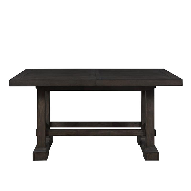 Bowery Hill Mango Dusky Cedar Brown Dining Set Rectangular Plank Effect 108