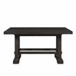 Bowery Hill Mango Dusky Cedar Brown Dining Set Rectangular Plank Effect 108