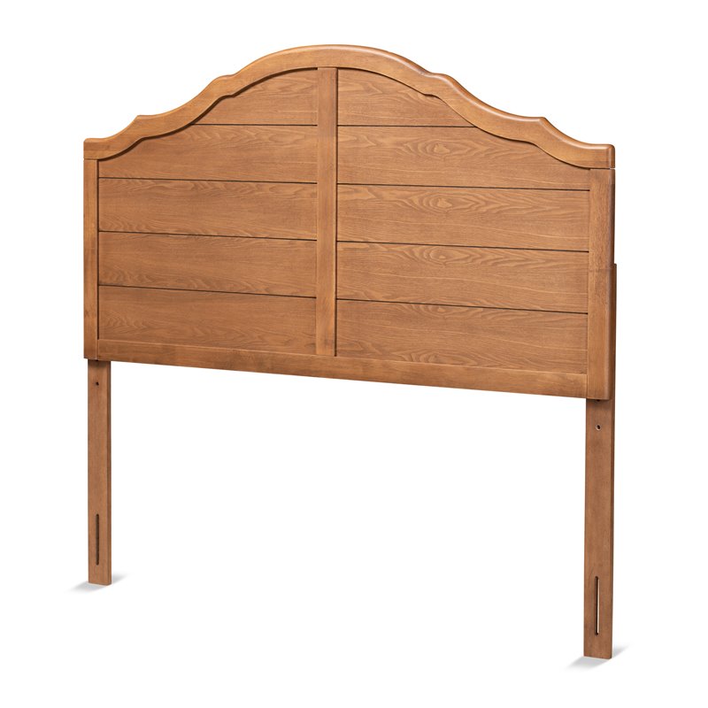Bowery Hill Vintage Walnut Finished Wood Queen Size Headboard