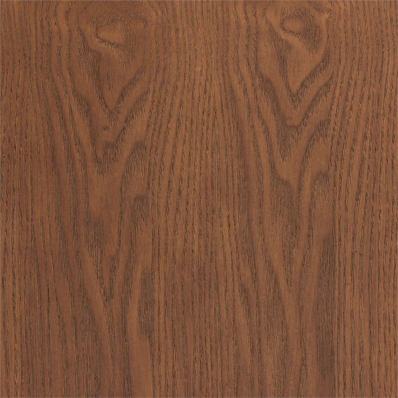 Bowery Hill Brown Finished Wood and Synthetic Rattan 2-Drawer Nightstand