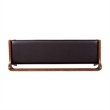 Bowery Hill Modern / Contemporary Dining Bench Chestnut Wire-Brush
