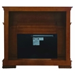 Bowery Hill Free-standing Rectangular Wooden Fireplace in Cherry