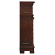 Bowery Hill Free-standing Rectangular Wooden Fireplace in Cherry