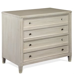 Bowery Hill Wood Champagne Beige Lateral File Cabinet Rectangular Fully Assembled 36&quot W X 22&quot D X 30.5&quot H