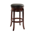 Bowery Hill Modern / Contemporary Swivel Backless Bar Stool - Brandy