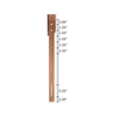 Bowery Hill Walnut Brown Wood and Rattan Queen Size Platform Bed