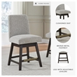 Bowery Hill Modern / Contemporary Beige Counter Height Barstool