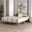 Bowery Hill Modern / Contemporary Japandi Queen Size Bed Frame