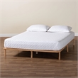 Bowery Hill Modern / Contemporary Japandi Queen Size Bed Frame
