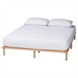 Bowery Hill Modern / Contemporary Japandi Queen Size Bed Frame