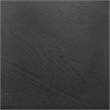 Bowery Hill Contemporary Wood Rectangular Dining Table in Black