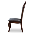 Bowery Hill Solid Wood 7-Piece Expandable Dining Set in Cherry