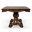 Bowery Hill Solid Wood 7-Piece Expandable Dining Set in Cherry
