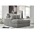 Bowery Hill Modern / Contemporary Corner-blocked Frame Gray Chaise