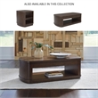 Bowery Hill Modern / Contemporary Dark Brown Lift-Top Coffee Table