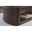 Bowery Hill Modern / Contemporary Dark Brown Lift-Top Coffee Table