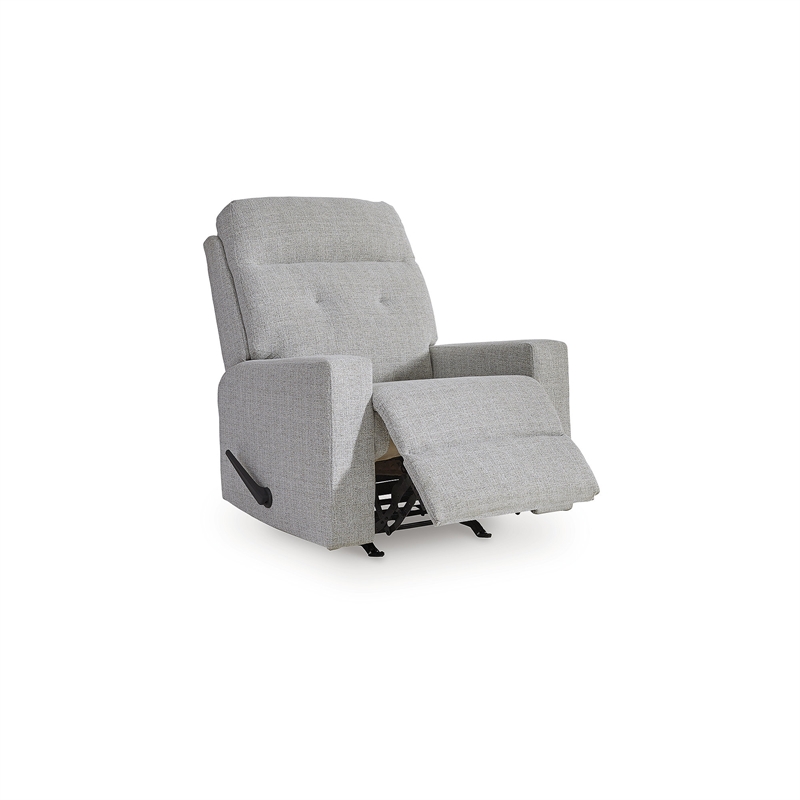 Bowery Hill Modern / Contemporary Beige Polyester Rocker Recliner