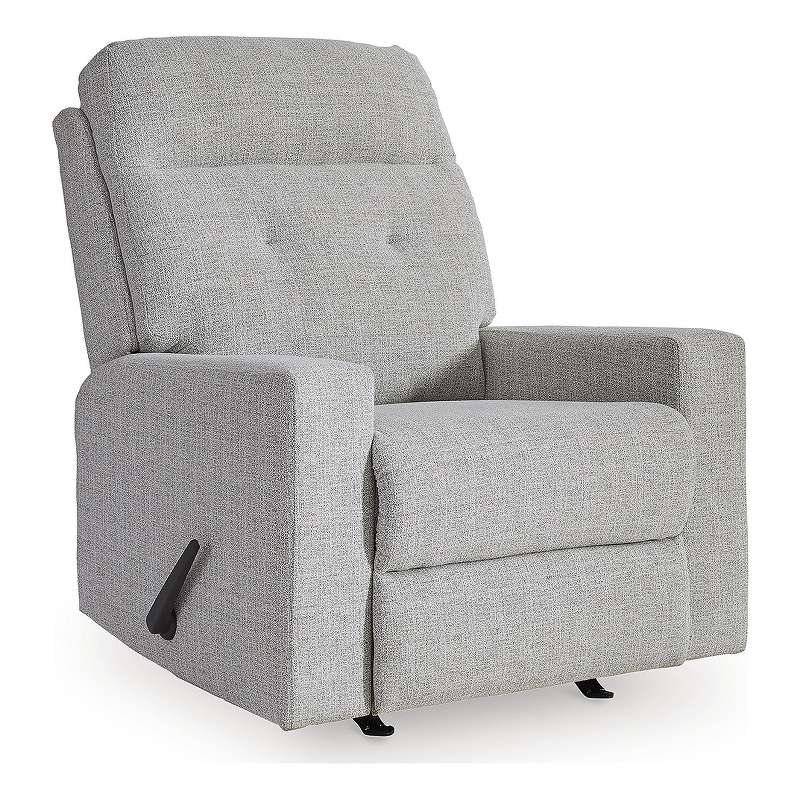 Bowery Hill Modern / Contemporary Beige Polyester Rocker Recliner