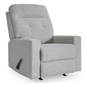 Bowery Hill Modern / Contemporary Beige Polyester Rocker Recliner