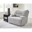 Bowery Hill Modern / Contemporary Pewter Polyester Power Recliner