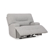 Bowery Hill Modern / Contemporary Pewter Polyester Power Recliner
