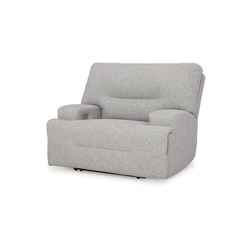 Bowery Hill Modern / Contemporary Pewter Polyester Power Recliner