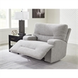Bowery Hill Modern / Contemporary Pewter Polyester Power Recliner