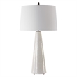Bowery Hill Modern / Contemporary Ivory Glaze Ceramic Table Lamp