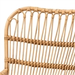 Bowery Hill Contemporary Bohemian Natural Brown Rattan Armchair