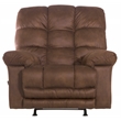 Bowery Hill Polyester Brown Recliner Rectangular Extra Footrest 48