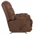 Bowery Hill Polyester Brown Recliner Rectangular Extra Footrest 48