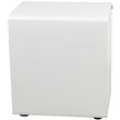 Bowery Hill Modern 3 Drawer Modern Mobile File Cabinet in White