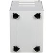 Bowery Hill Modern 3 Drawer Modern Mobile File Cabinet in White