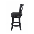 Bowery Hill Counter Height Swivel Counter Stool - Black Sandthru Finish