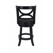 Bowery Hill Counter Height Swivel Counter Stool - Black Sandthru Finish