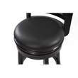 Bowery Hill Counter Height Swivel Counter Stool - Black Sandthru Finish