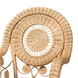 Bowery Hill Modern / Contemporary Bohemian Natural Rattan Arm Chair
