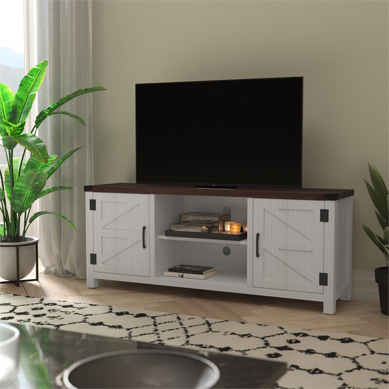 Bowery Hill Engineered Wood TV Stand Fits up to 65