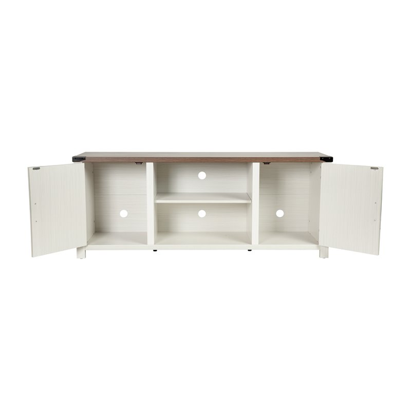 Bowery Hill Engineered Wood TV Stand Fits up to 65