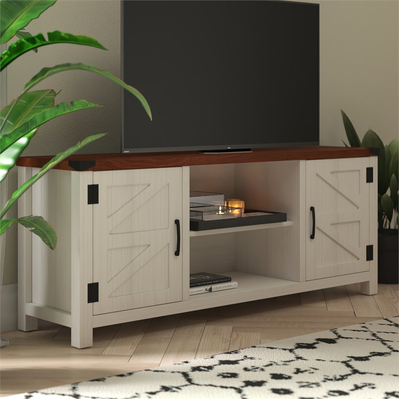 Bowery Hill Engineered Wood TV Stand Fits up to 65