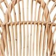 Bowery Hill Modern Bohemian Natural Brown Rattan Dining Chair