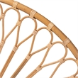 Bowery Hill Bohemian Natural Rattan Queen Size Standalone Headboard
