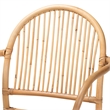 Bowery Hill Modern Bohemian Natural Brown Rattan Dining Chair