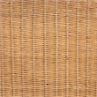 Bowery Hill Bohemian Light Honey Rattan Scalloped Accent Table
