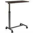Bowery Hill Modern / Contemporary Mobile Adjustable Bed Table In Oak